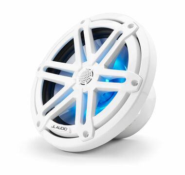 JL Audio M3 Marine Speakers 7.7" White Sport Grille With LED - 770X-S-GW-I