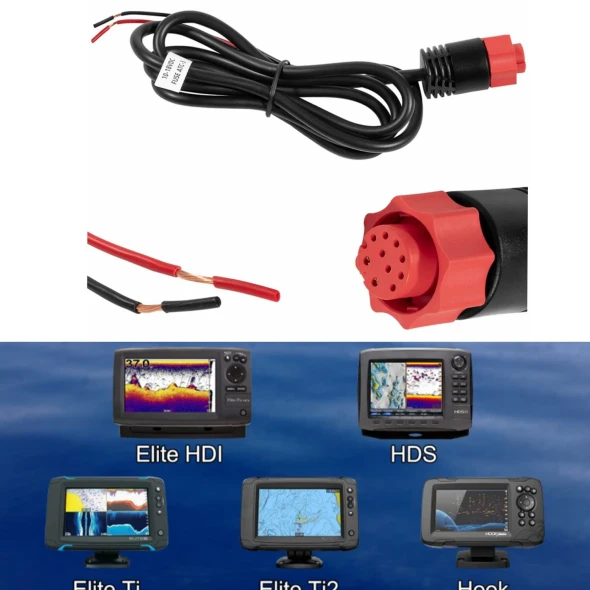 Lowrance Power Cable For HDS Pro, LIVE, Carbon, Gen2/Gen3, Elite Ti, Ti2, FS - No 0183