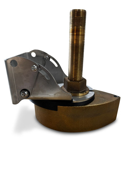 Transom Mount Thru-hull Bracket - 1 KW