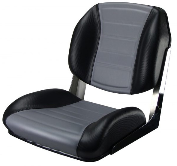 Reelax Offshore Series Helm Chair with Stainless Steel Logo & No Arms