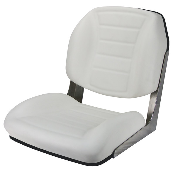 Reelax Offshore Series Helm Chair with Stainless Steel Logo & No Arms