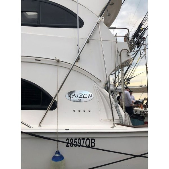 Reelax Base Supa Maxi 3000 Outrigger Bases Stainless Steel (Pair)