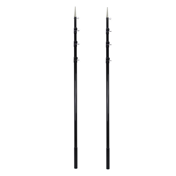 Reelax Grander Series 4.5m Telescopic 3K Carbon Fibre Outrigger Kit with Stainless Steel Rigging