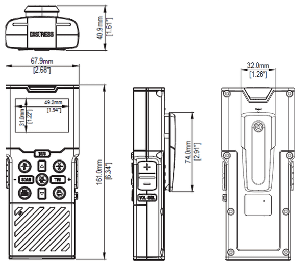 B&G - H60 Wireless Handset - For the V60 VHF Radio