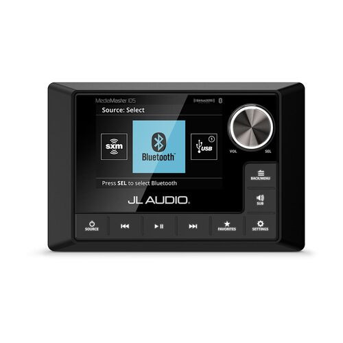 JL Audio MediaMaster 105 Stereo - MM105 Weatherproof Source Unit With Colour LCD Display