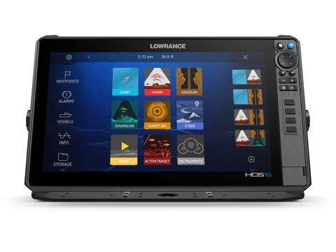Lowrance HDS 16 Pro + Active Imaging HD 3-1 Transducer and CMAP Embedded Chart