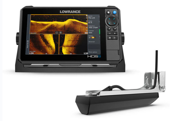 Lowrance HDS 9 Pro + Active Imaging HD 3-1 Transducer and CMAP Embedded Chart