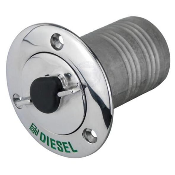 Deck Filler G316 S/Steel Lockable 90° Suit 2 ID Hose
