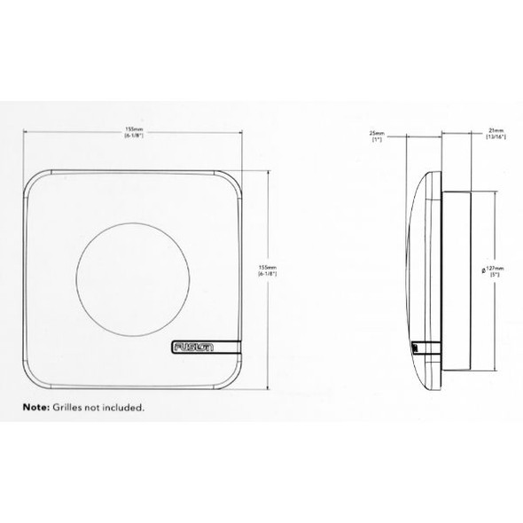 Fusion SM Series Marine Speakers