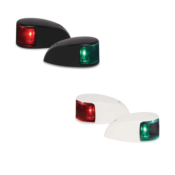 Hella 2NM NaviLED Deck Mount Port and Starboard Pair - Coloured Lens