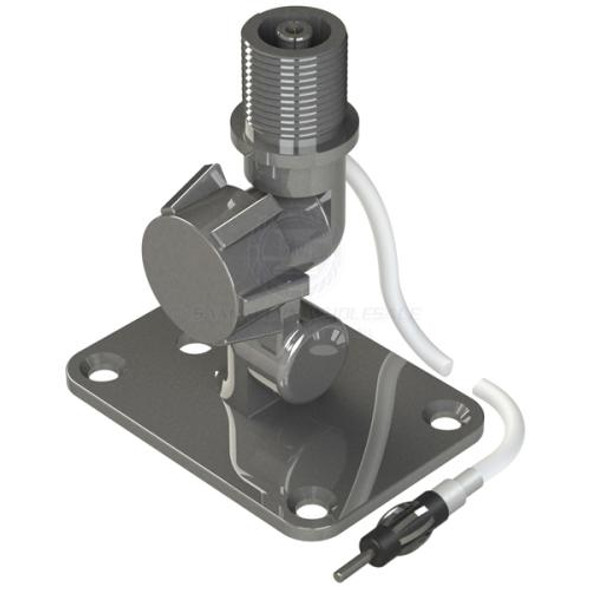 Pacific Antenna Base Fold Down 5m Cable SS Longreach Pro AM/FM