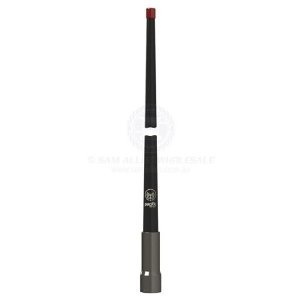 Pacific Antenna AM/FM 1.8m Ultraglass Black Longreach Pro