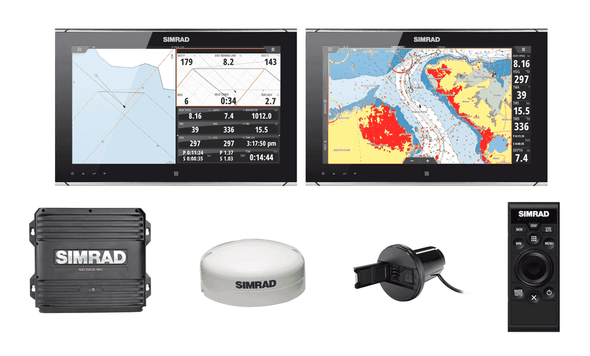 SIMRAD NSO evo 3S MPU 2 x 16" Base System