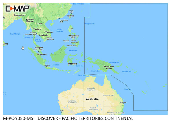 C-MAP DISCOVER - Pacific Territories (Y050)
