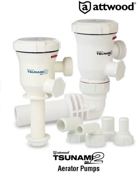 Attwood Tsunami MK2 Aerator  Bait Pumps 12V