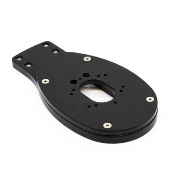 Seaview Modular Plate - FLIR M or RAY T Thermal Cameras Black