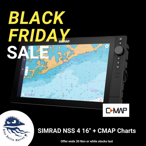 Simrad NSS 4 16 inch Multifunction Display with CMap Options + Sonar
