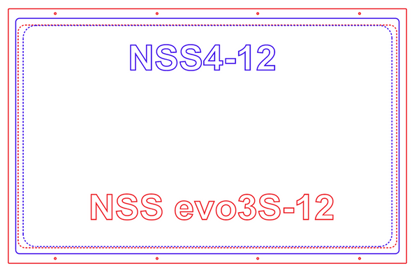 Simrad NSS 4 Flush Mount Bezel from NSS Evo 3s