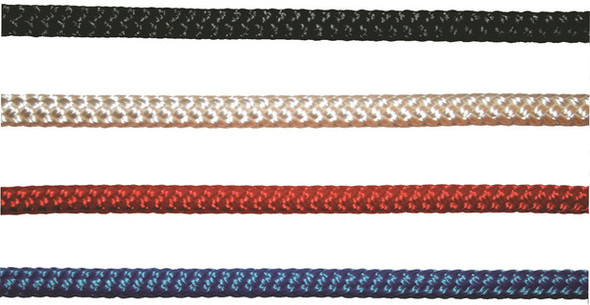 Polyester Double Braid Solid White Rope