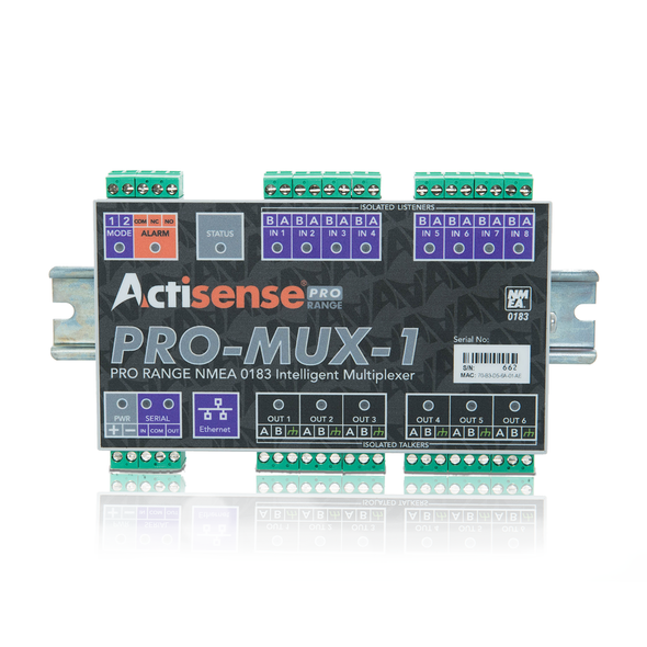 Actisense 8 OPTO inputs, 6 ISO-Drive outputs, Serial, Ethernet port  (PRO-MUX-1-
