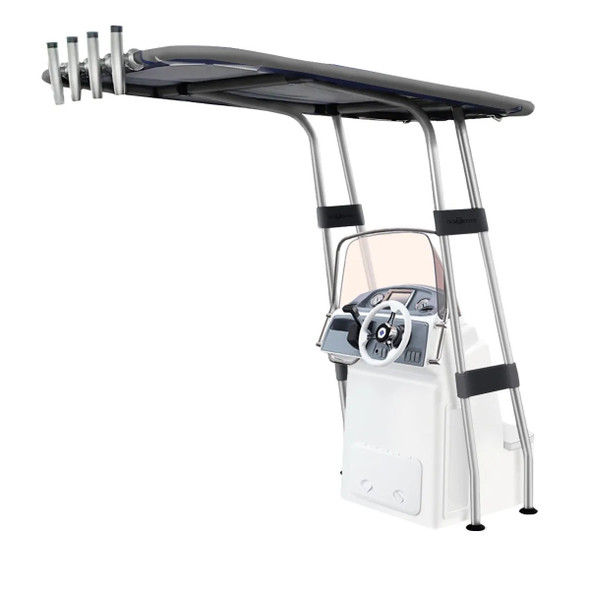 Oceansouth Heavy Duty T-Top (Deck Mount) - Anodised Frame