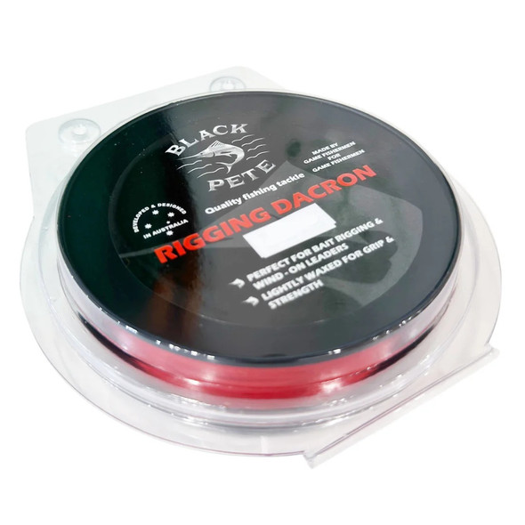 Black Pete Rigging Dacron Red