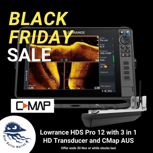 Lowrance HDS 12 Pro + Active Imaging HD 3-1 Transducer CMAP AUS Chart