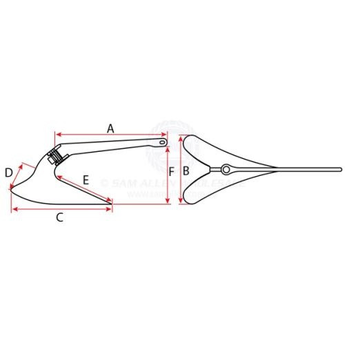 Manson Anchors - Plough Anchor (Hhp) - Galvanised