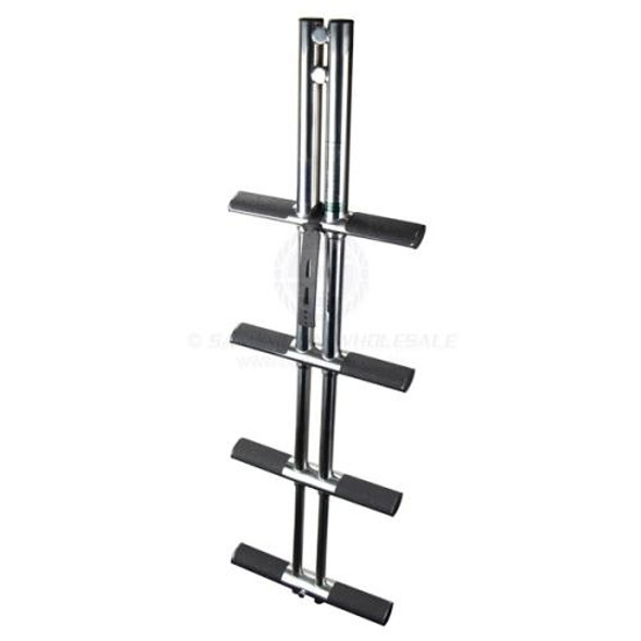 Ladders - Removable Telescopic - 4 Steps - Stainless Steel