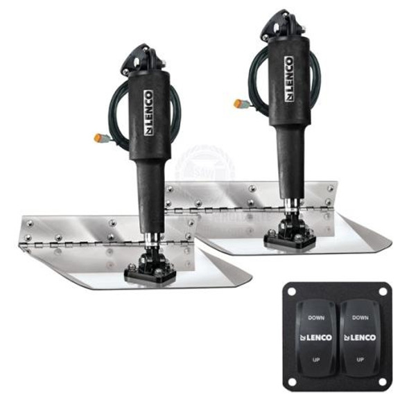 Lenco Trim Tab Kits - Standard Mount - With Double Rocker Switch