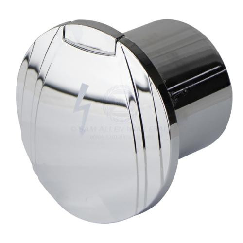 Battery Isolator Switch Case Recess Round Chrome ABS Suit Key Type