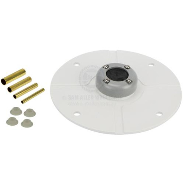 Seaview Modular Base Mount 127mm High Vertical White PC Aluminium