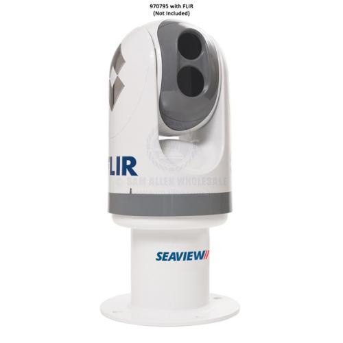 Seaview Thermal Camera Mount 143mm Suit Flir M324 & M600 Series White