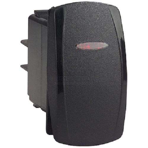Switch Rocker Carling C5 Line LED On-Off 12V 20A - Black