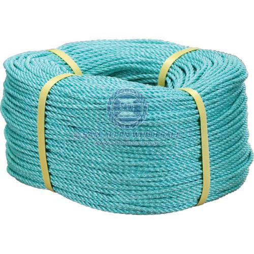 Strong Rope - Polypropylene - 3 Strand Laid - Sea Green (Coil)
