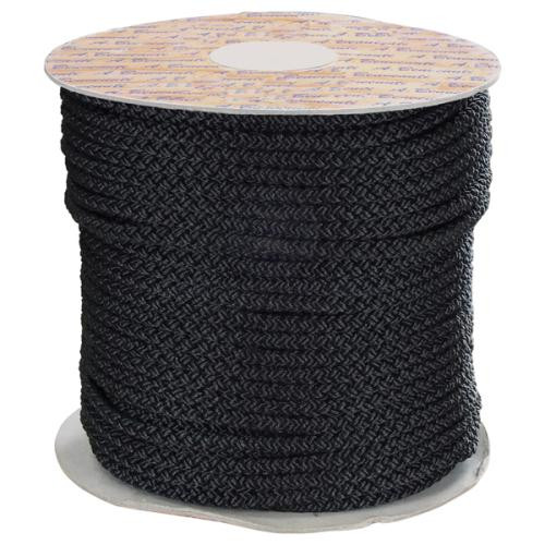 Strong Rope - Polyester/Nylon Blend - Double Mooring Braid (Black)