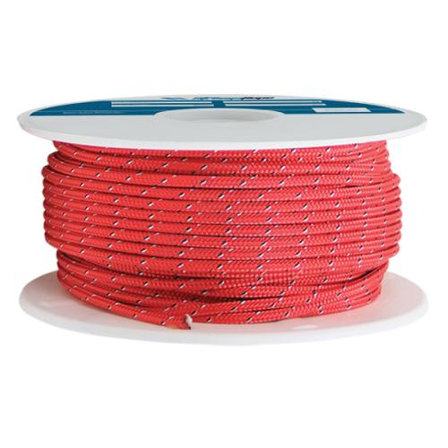 Strong Rope - Polyester Cover/Uhmwpe Core - Double Braid (Red)