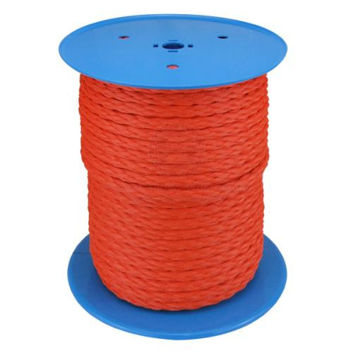 Strong Rope - Polyethylene - Mono Ski - 8 Strand Braided (Orange)