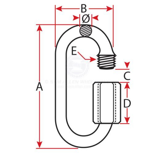 Quick Links - Stainless Steel - 316G