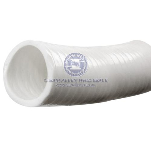Hose Sanitation Nylon Reinforced PVC White 3/4 ID x 20m Roll