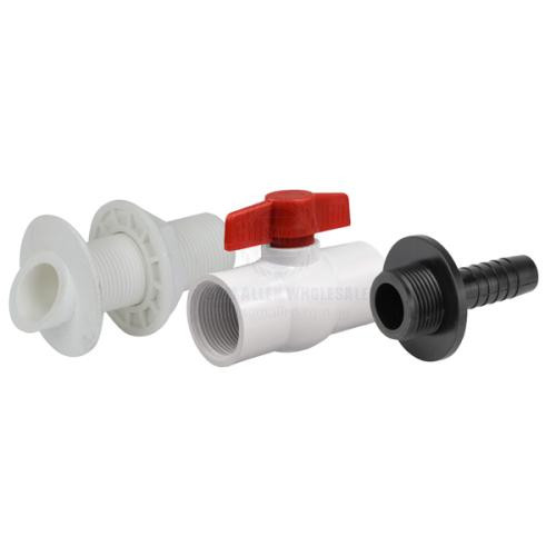 Deck Wash Water Pickup Kit White Nylon Suit 1/2 ID Flexible Hose