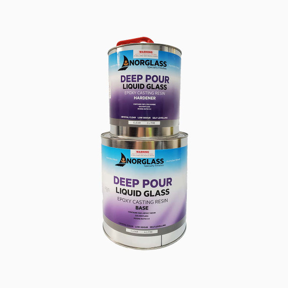 Norglass Deep Pour Liquid Glass Casting Resin