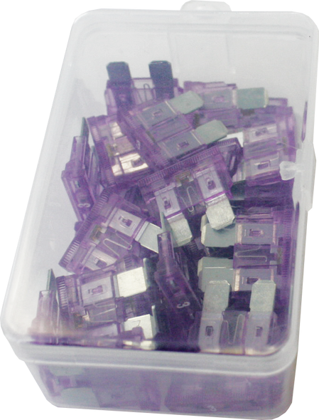 3A LED Indicator Blade Fuse Purple – 30 Pack