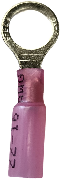 Marine Glue Lined Ring Terminal Red – 8mm – 40 Pack