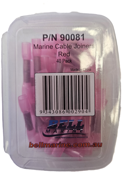 Marine Glue Lined Cable Joiner Red – 2.5-3mm – 40 Pack