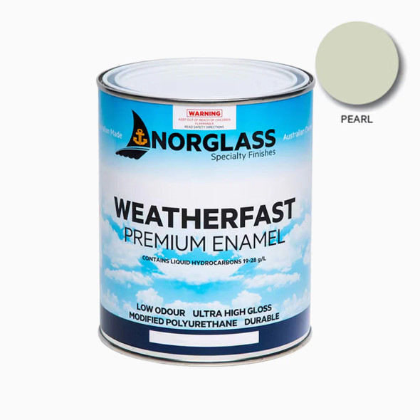 Norglass Weatherfast Premium Enamel Gloss in Pearl