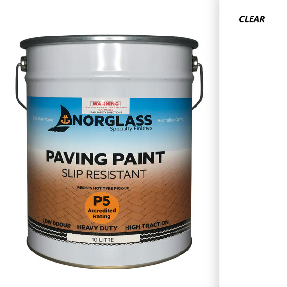 Norglass Paving Paint Slip Resistant Clear 10 Litre