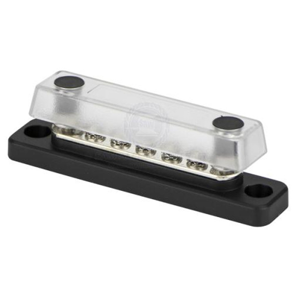 Sam Allen Relaxn Buss Bar 5 Gang with 2 Studs Screw Terminals & Clear Cover