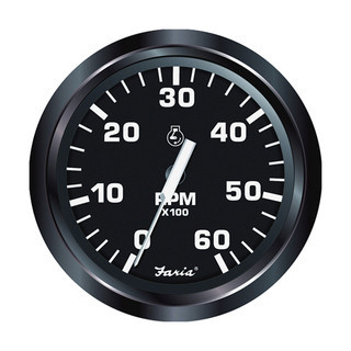 Faria Euro Style 4" Gauge Tachometer 6000 RPM Inbound