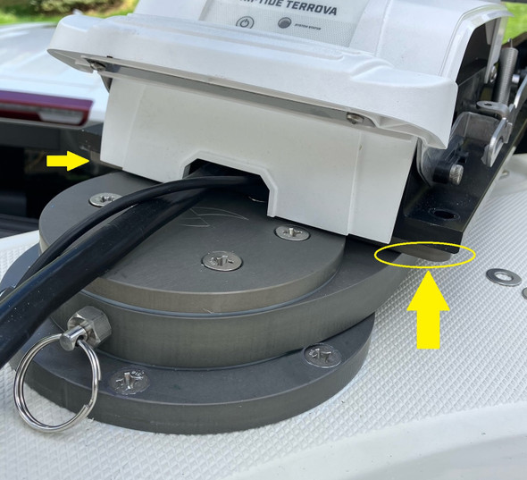 Rotating Trolling Motor Mount Bracket 9.5 for Instinct and Instinct Quest models